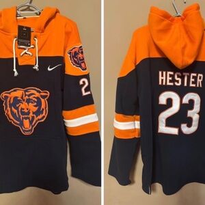 Devin Hester Chicago Bears Hockey Style Hoodie 2xl